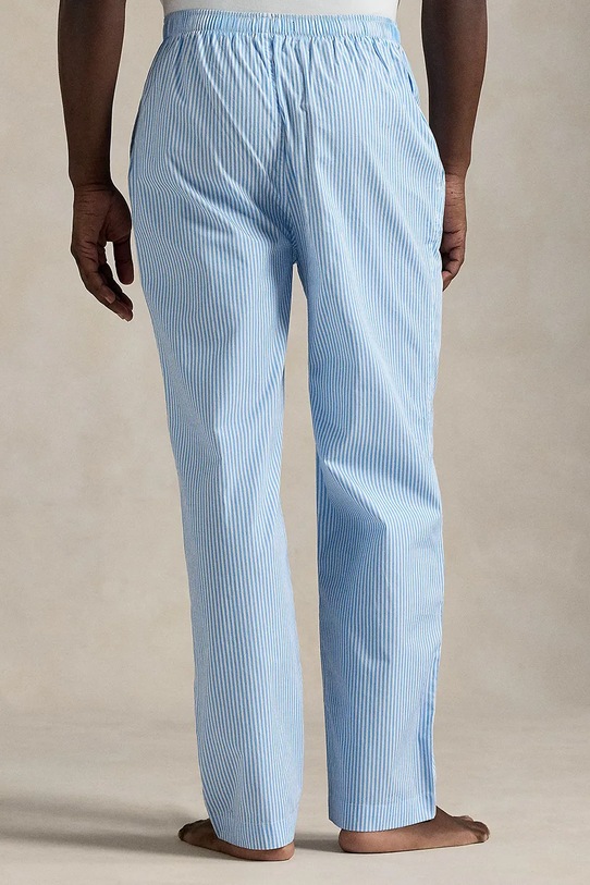 Pamučni donji dio pidžame Polo Ralph Lauren 714899509 plava AW25