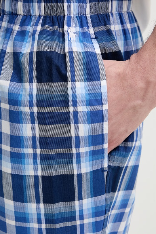 Polo Ralph Lauren spodnie piżamowe męskie bawełniane niebieski 714899509