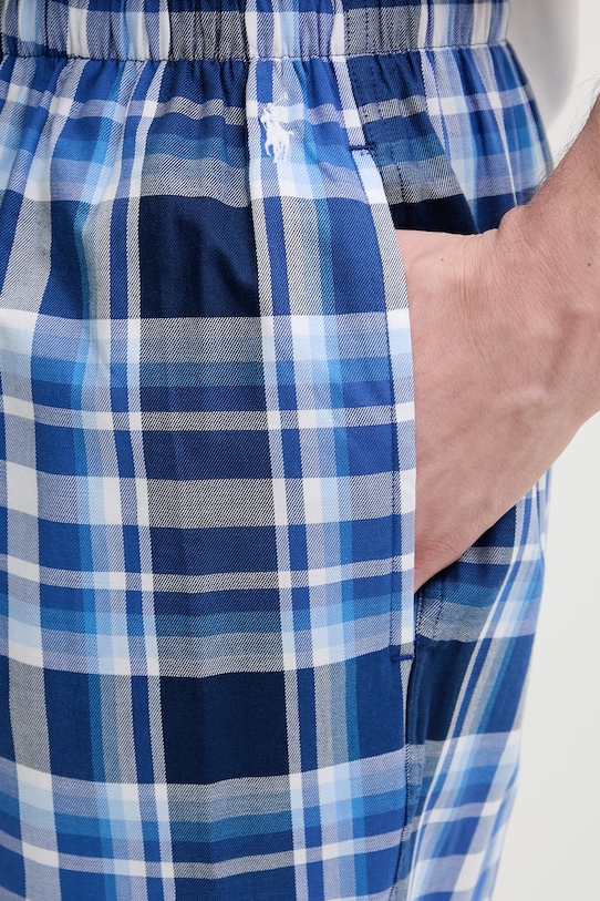 Polo Ralph Lauren spodnie piżamowe męskie bawełniane niebieski 714899509