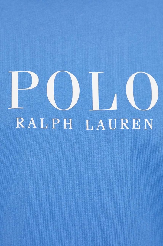 Bavlnené pyžamové tričko Polo Ralph Lauren 714899613 modrá