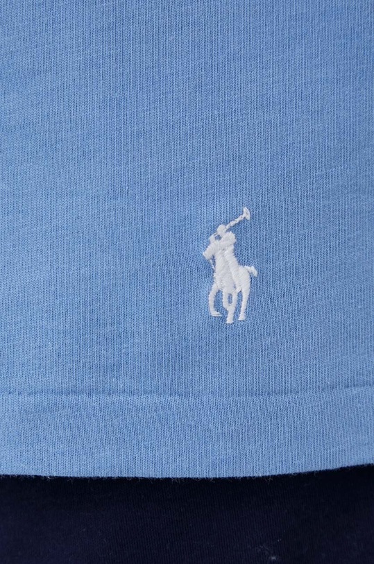 Bavlněné pyžamové tričko Polo Ralph Lauren 714899613 modrá