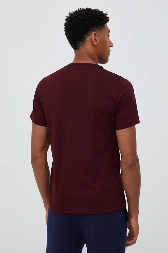 Oblečenie Bavlnené pyžamové tričko Polo Ralph Lauren 714899613 burgundské
