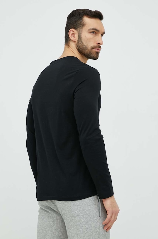 Одяг Піжамний бавовняний лонгслів Polo Ralph Lauren 714899614 чорний