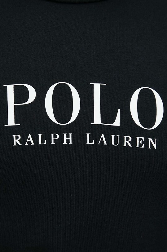 Хлопковый пижамный лонгслив Polo Ralph Lauren 714899614 чёрный