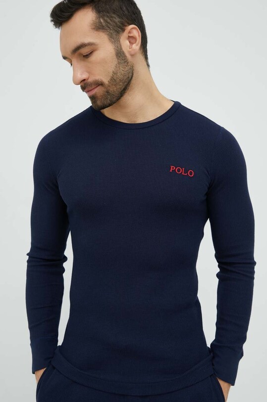 Пижамный лонгслив Polo Ralph Lauren тёмно-синий 714899615