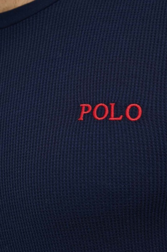 Пижамный лонгслив Polo Ralph Lauren 714899615 тёмно-синий
