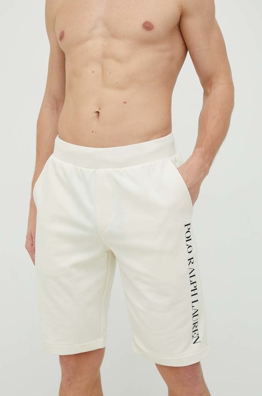 Polo Ralph Lauren szorty piżamowe dzianina beżowy 714899620