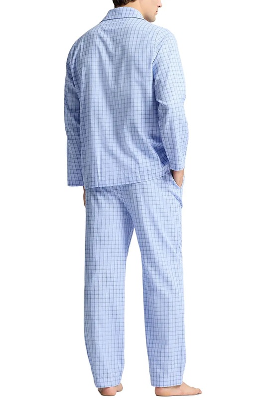 Pamučna pidžama Polo Ralph Lauren 714899627 plava AW25
