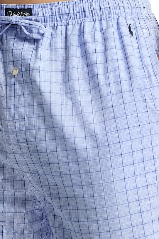 Polo Ralph Lauren pijamale de bumbac albastru 714899627