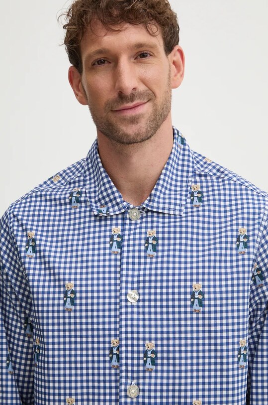 Дрехи Памучна пижама Polo Ralph Lauren 714899627 тъмносин