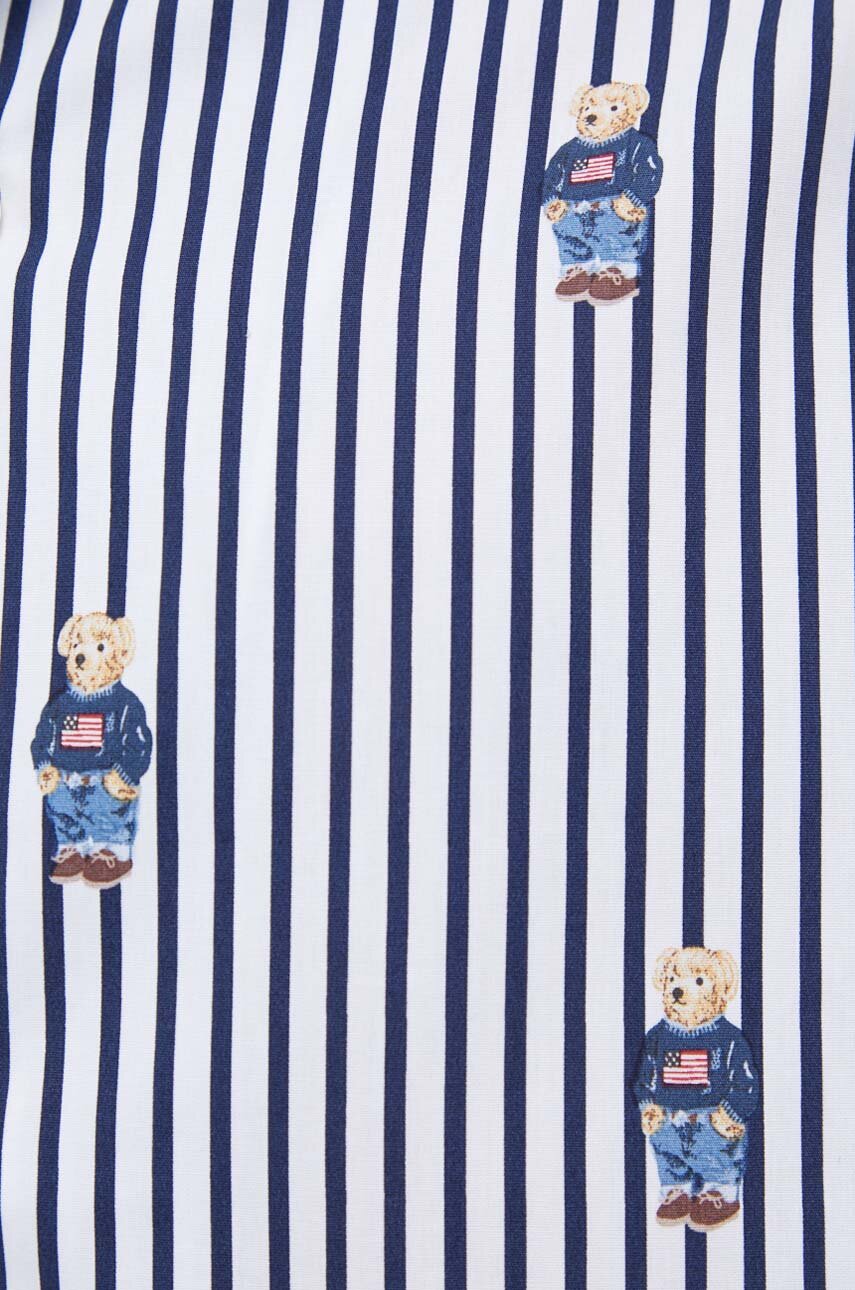 Βαμβακερές πιτζάμες Polo Ralph Lauren 714899627 σκούρο μπλε