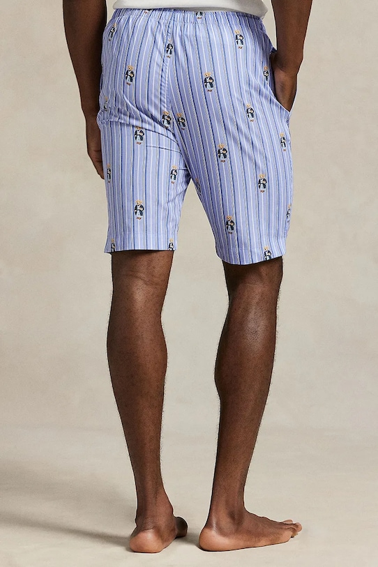 Oblečení Bavlněné pyžamové šortky Polo Ralph Lauren 714899636 modrá