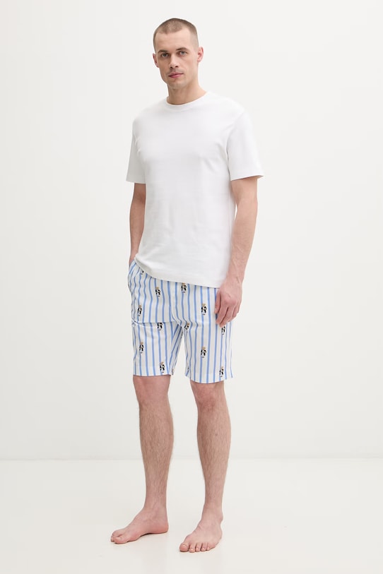 Polo Ralph Lauren szorty piżamowe męskie bawełniane 714899636 niebieski SS26