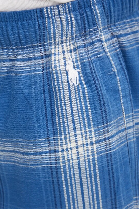 Бавовняні піжамні шорти Polo Ralph Lauren блакитний 714899636