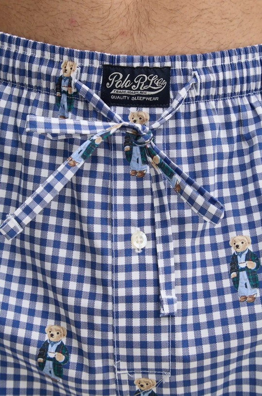 Polo Ralph Lauren pantaloni scurți de pijama din bumbac bleumarin 714899636