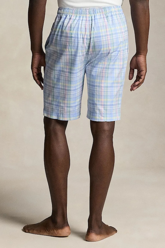 Polo Ralph Lauren szorty piżamowe bawełniane 714899636 niebieski AW25