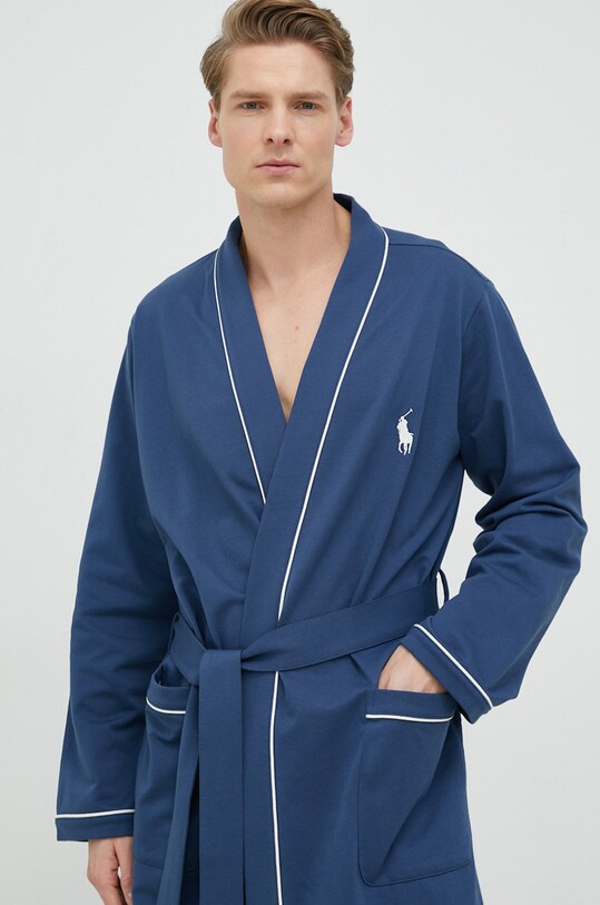 Polo Ralph Lauren szlafrok dzianina granatowy 714899677