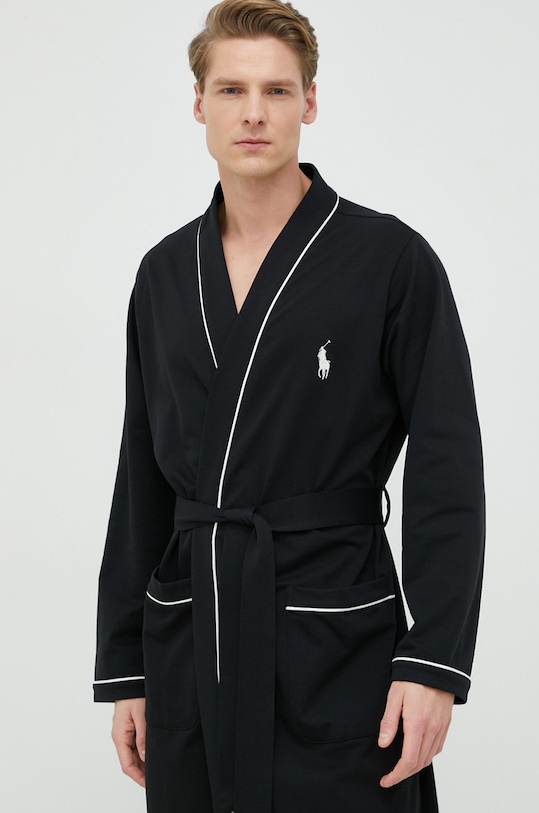 Халат Polo Ralph Lauren трикотаж чёрный 714899677
