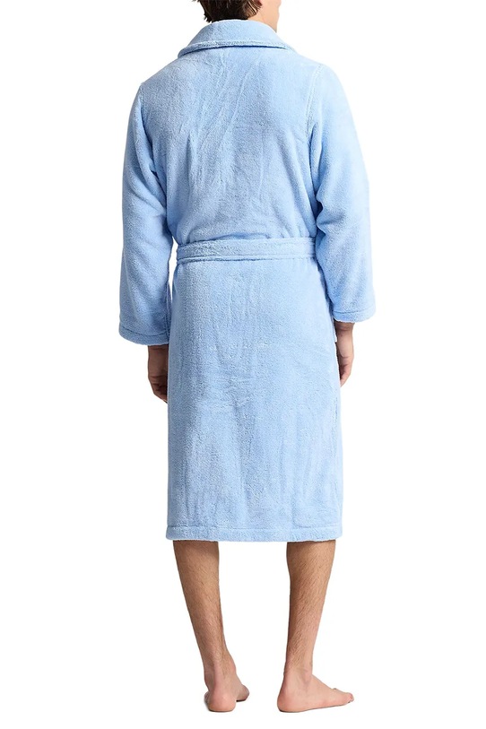 Polo Ralph Lauren halat de baie din bumbac 714899683 albastru SS25