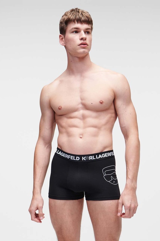 Boxerky Karl Lagerfeld 3-pak čierna 230M2103