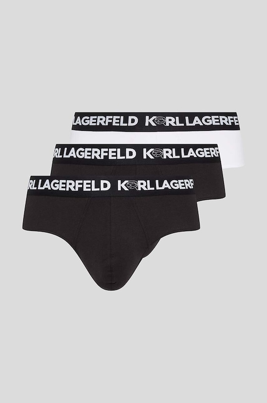 Сліпи Karl Lagerfeld 3-pack трикотаж чорний 230M2104