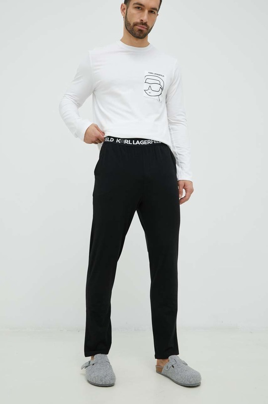 Odzież Karl Lagerfeld piżama 230M2105 czarny