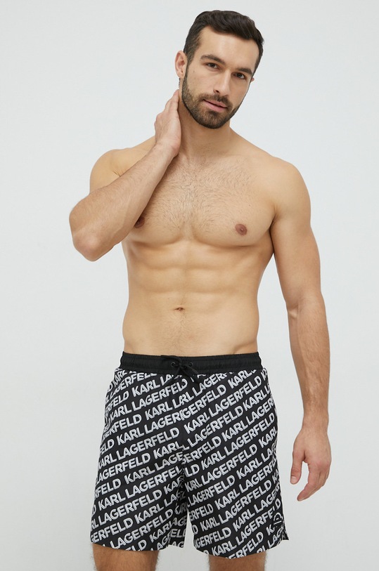 Karl Lagerfeld pantaloni scurti de baie 230M2203 negru AA00