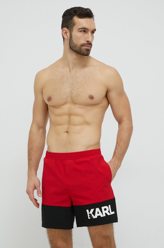 Karl Lagerfeld szorty kąpielowe 230M2206 czerwony AA00