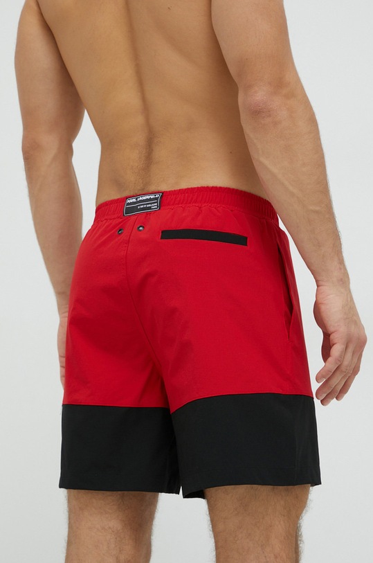 Odzież Karl Lagerfeld szorty kąpielowe 230M2206 czerwony