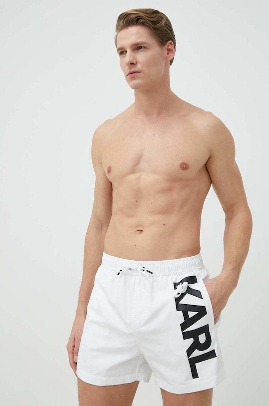 Karl Lagerfeld szorty kąpielowe 230M2202 biały AA00