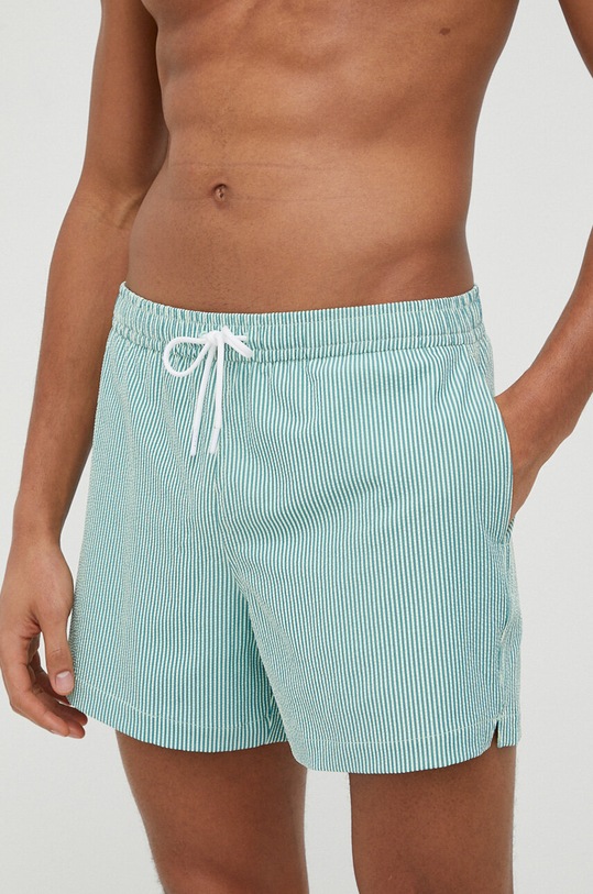 Plavkové šortky Abercrombie & Fitch zelená KI133.3044.305