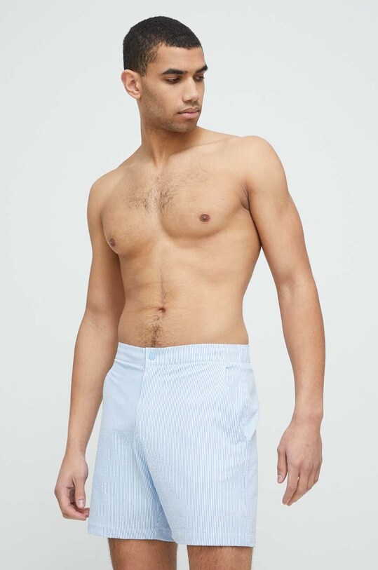 Plavkové šortky Abercrombie & Fitch KI133.3048.225 modrá SS23