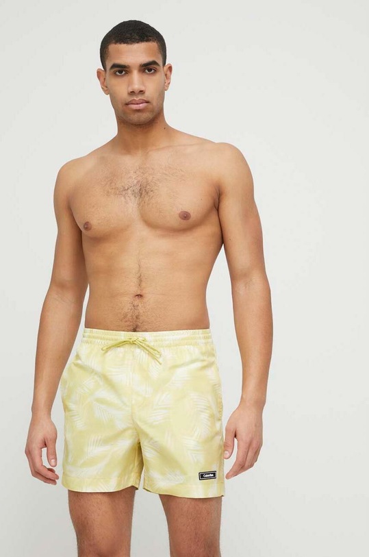 Calvin Klein szorty kąpielowe KM0KM00813.PPYX zielony SS23