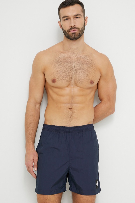 Calvin Klein szorty kąpielowe KM0KM00819.PPYX granatowy SS23