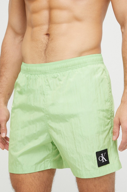 Calvin Klein szorty kąpielowe zielony KM0KM00819.PPYX