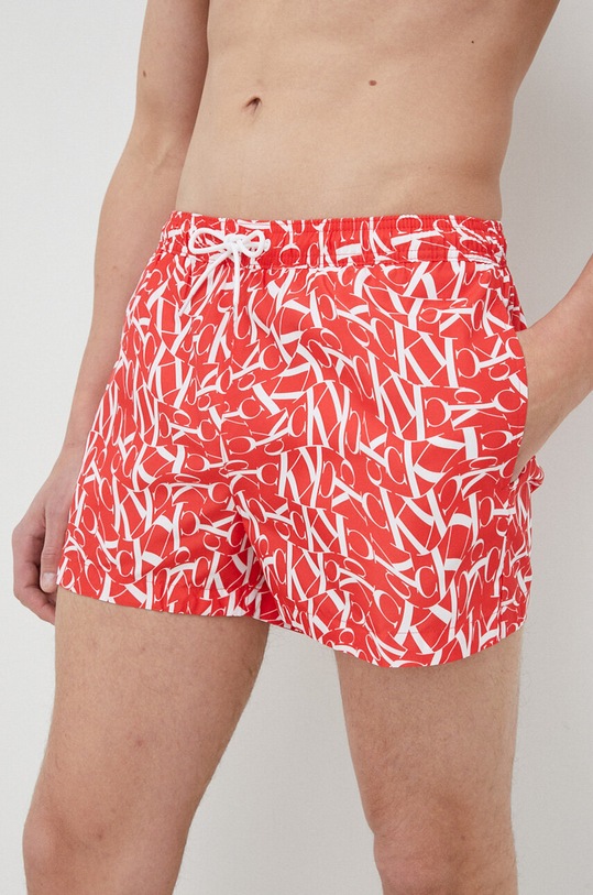 Kratke hlače za kupanje Calvin Klein KM0KM00802.PPYX crvena SS23