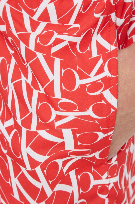 Kratke hlače za kupanje Calvin Klein crvena KM0KM00802.PPYX