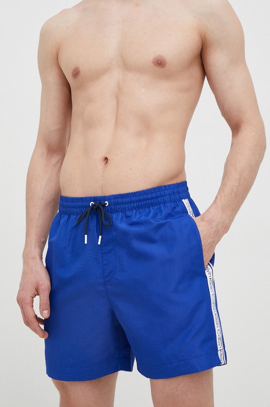 Μαγιό Calvin Klein Planet friendly μπλε KM0KM00810.PPYX