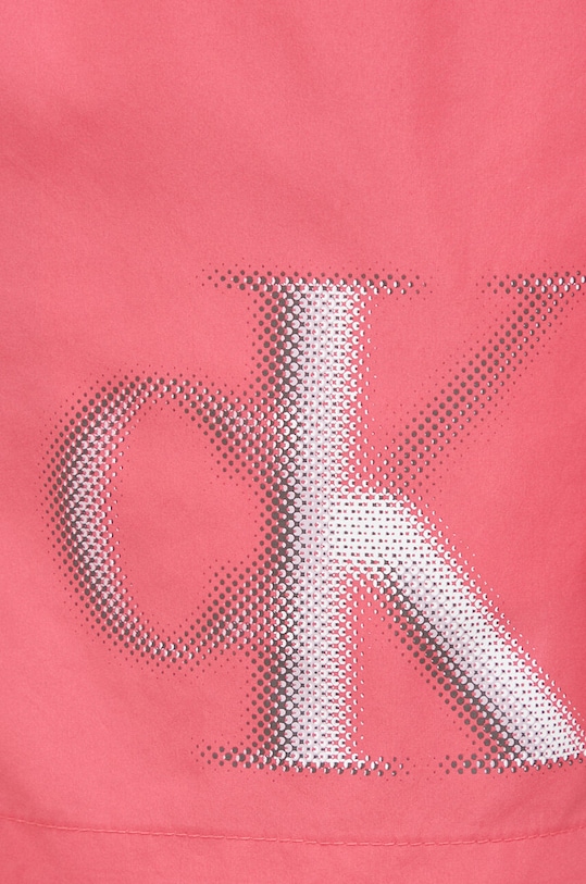 Calvin Klein szorty kąpielowe różowy KM0KM00801.PPYX