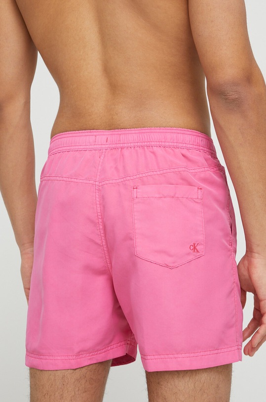 Odzież Calvin Klein szorty kąpielowe KM0KM00806.PPYX różowy