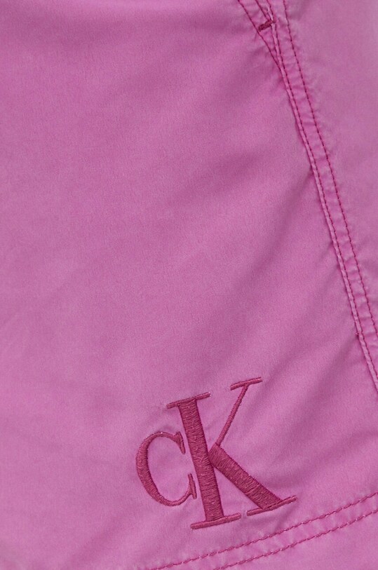 Calvin Klein szorty kąpielowe fioletowy KM0KM00806.PPYX