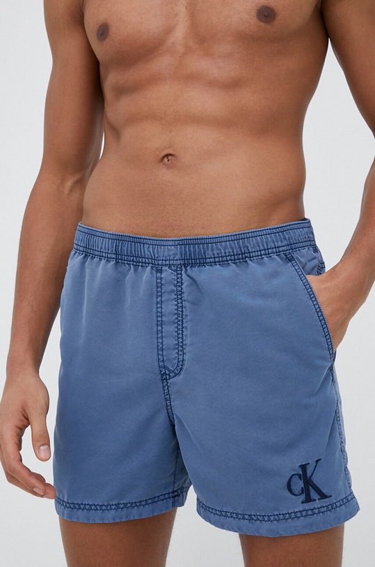 Calvin Klein szorty kąpielowe granatowy KM0KM00806.PPYX