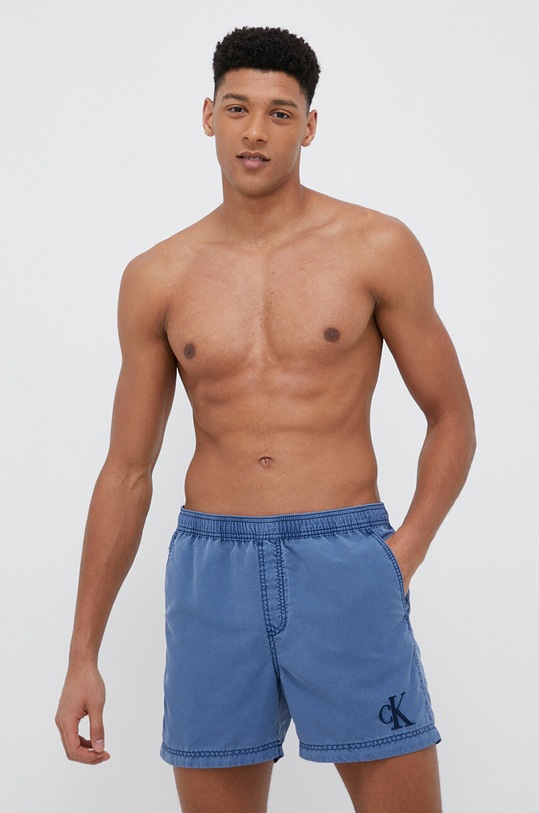 Calvin Klein szorty kąpielowe KM0KM00806.PPYX granatowy SS23