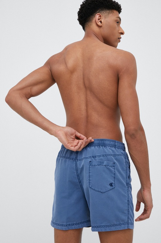 Odzież Calvin Klein szorty kąpielowe KM0KM00806.PPYX granatowy