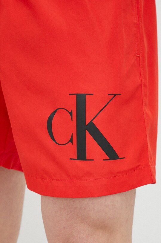 Calvin Klein szorty kąpielowe czerwony KM0KM00849.PPYX