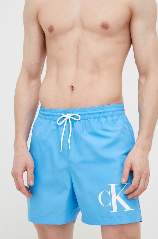 Calvin Klein szorty kąpielowe KM0KM00849.PPYX niebieski SS23