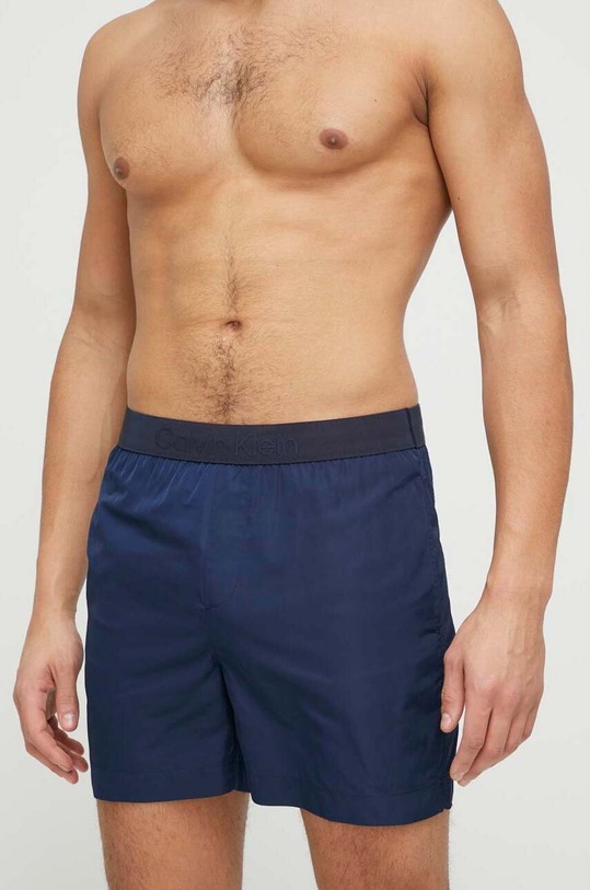 Calvin Klein szorty kąpielowe granatowy KM0KM00862.PPYX