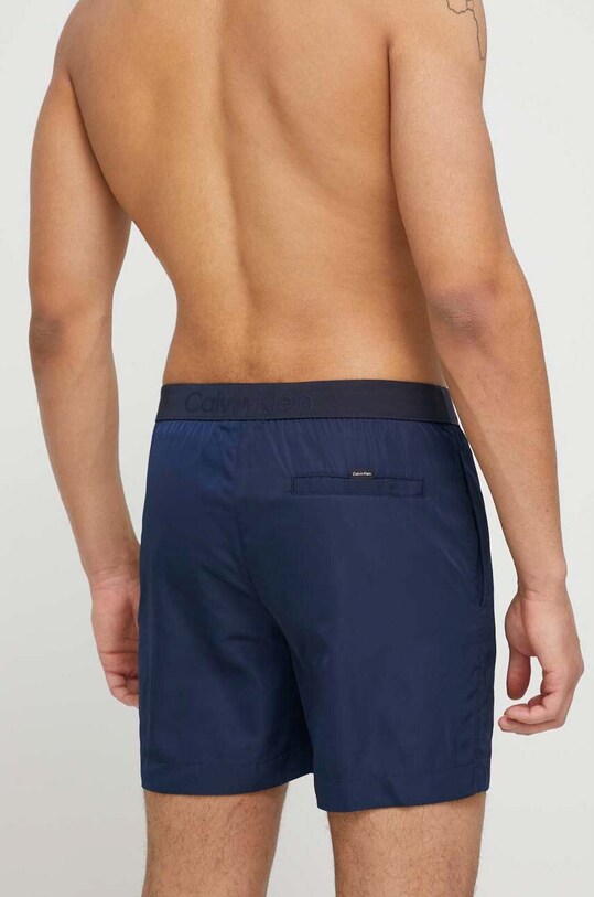 Odzież Calvin Klein szorty kąpielowe KM0KM00862.PPYX granatowy