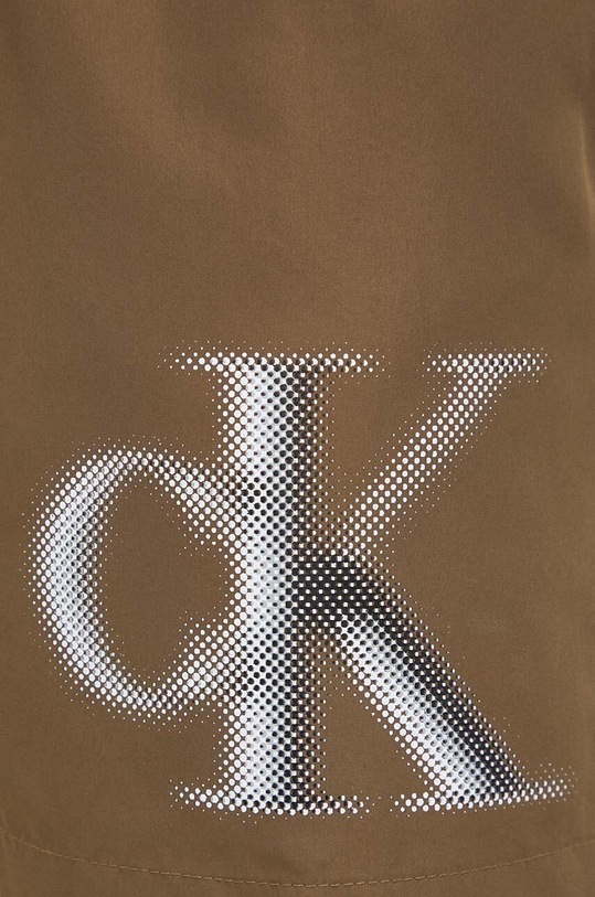 Calvin Klein szorty kąpielowe zielony KM0KM00800.PPYX