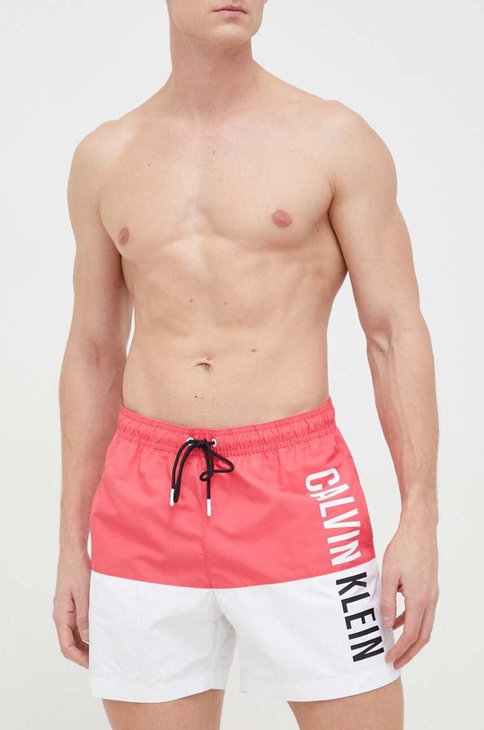 Calvin Klein szorty kąpielowe KM0KM00796.PPYX różowy SS23